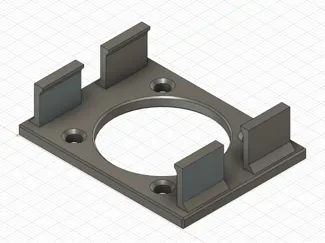Chelsio T520 40mm Fan Bracket / Mount