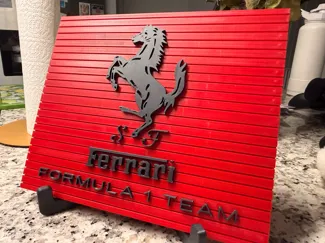 Ferrari F1Plaque Sign Logo 