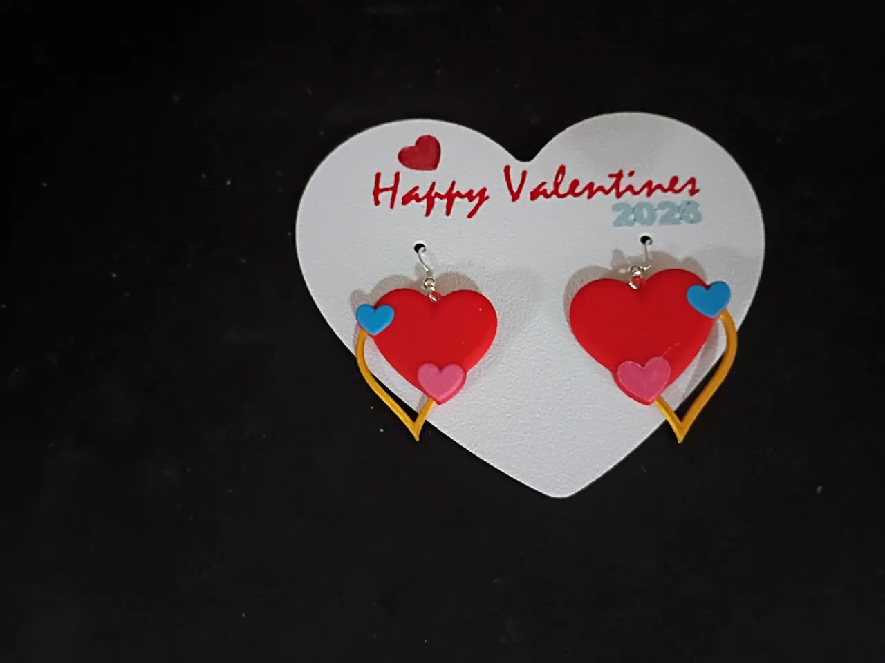 Valentines Day Earring Card view 3