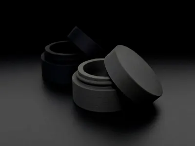 Minimalistic Rounded Bottom Travel  Container