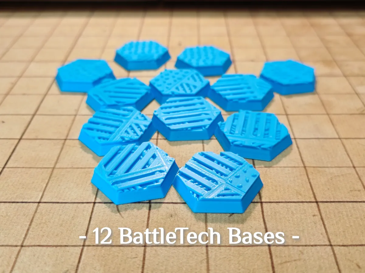 12 Bases Industriales para BattleTech - Magnetizadas - Modelo de ...