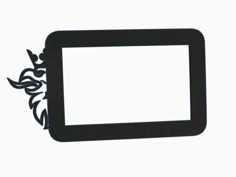 Side marker light frame Scania [truck] 