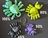 Porte-clés araignée sauteuse articulée — photo 4
