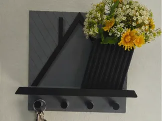 Wall hook / integrated key storage / modern design