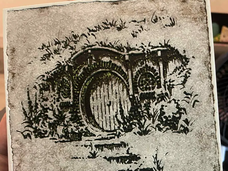 in a hole. there lived a hobbit-hueforge