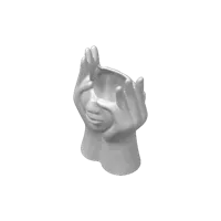 Vase visage porte-crayons — photo 2