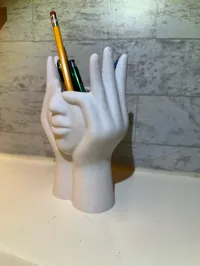 Vase visage porte-crayons — photo 3
