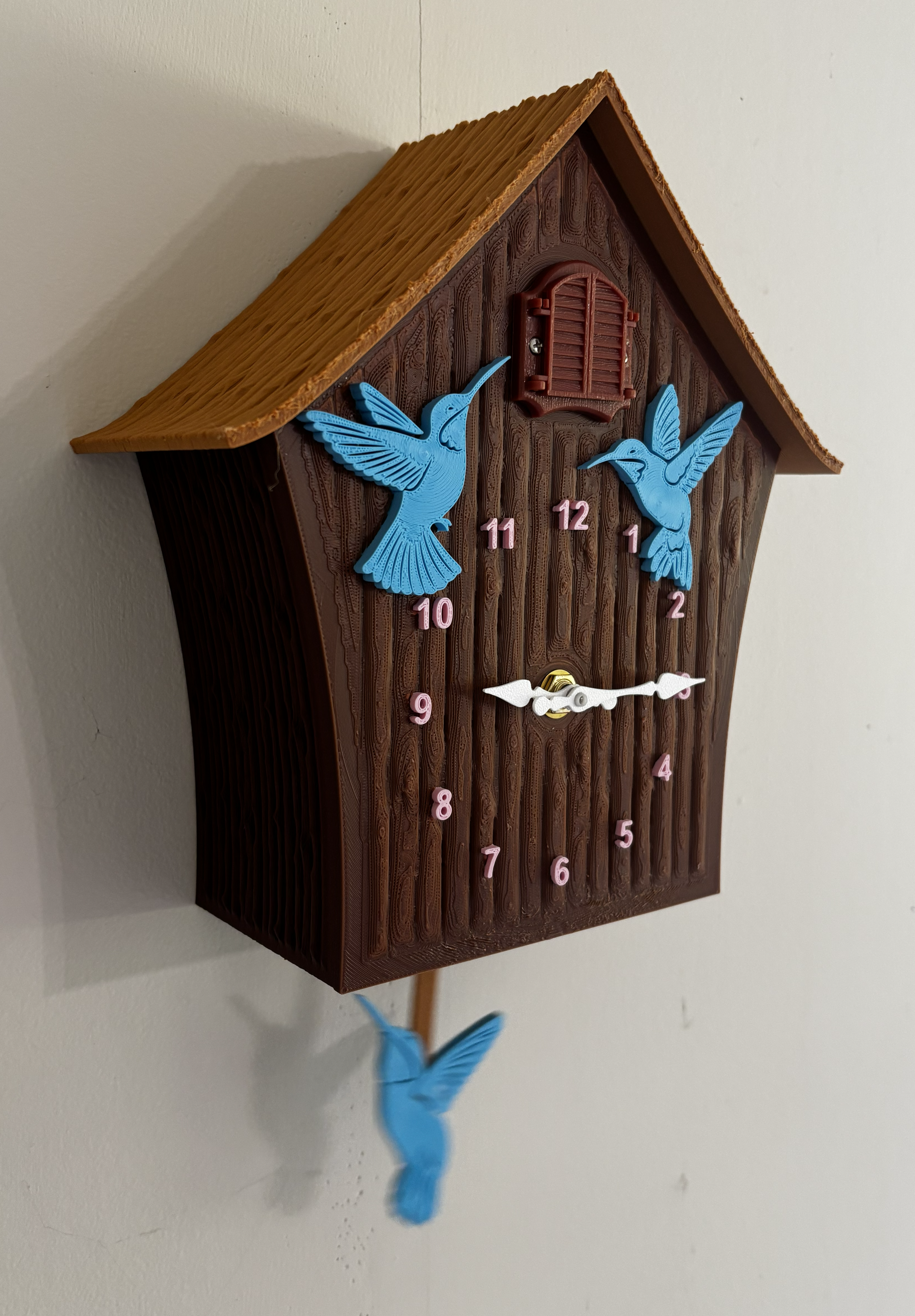 Miniatura 3 do modelo 3D Hummingbird Cuckoo Clock