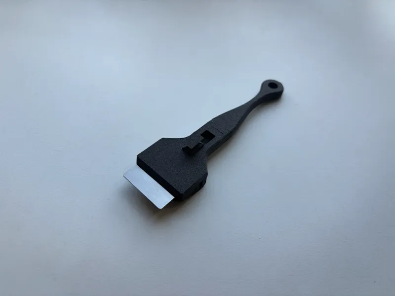 Bed scraper ... with a slider!