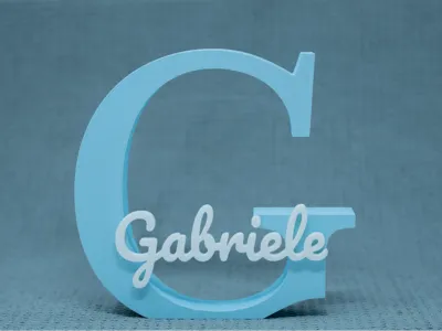 Personalized Decorative Letter with Name