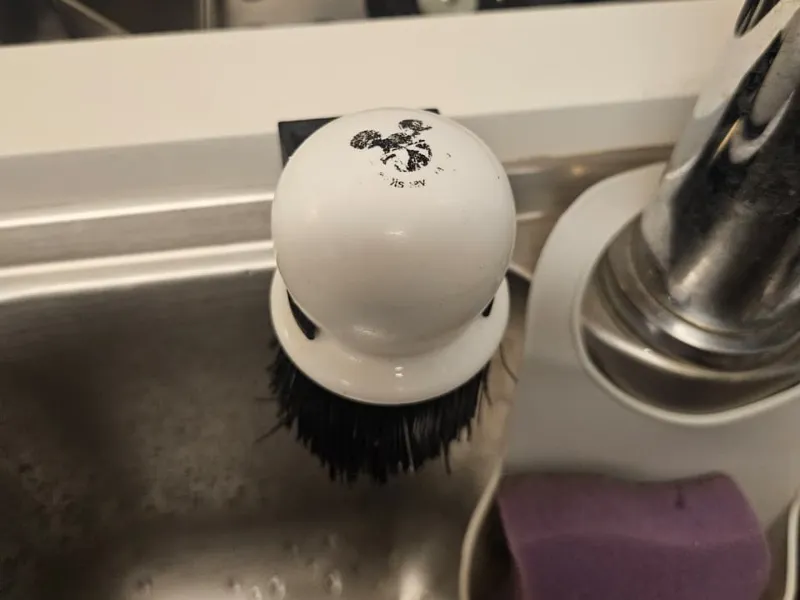 Dish Brush Holder – Double-Sided Tape Mount