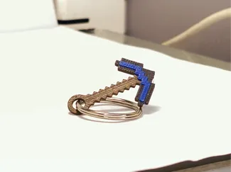 Minecraft PickAxe KeyChain