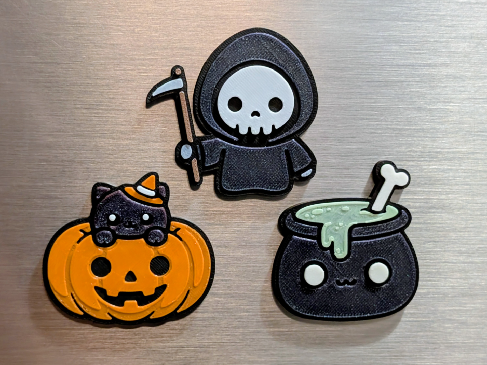 Cute Halloween Magnets - Layered & Fast (Part 4) - 1