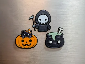Adorno temático: Cute Halloween Magnets - Layered & Fast (Part 4) — vista de referencia 3