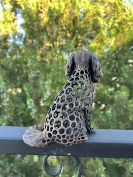 Figura decorativa: Cavalier King Charles Spaniel – Voronoi Sculpture — vista de referencia 5