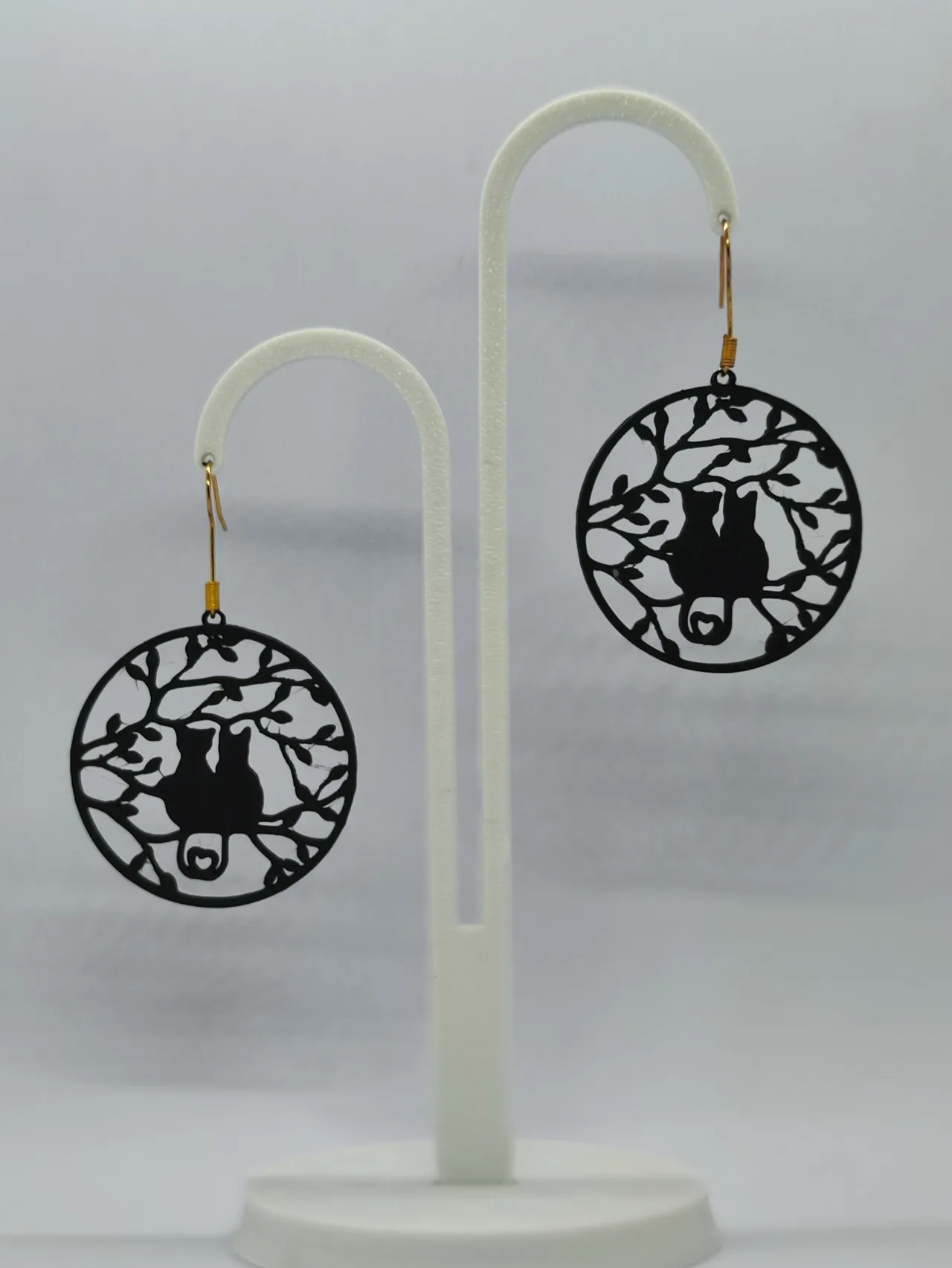 Pendientes Amor Gatuno view 3