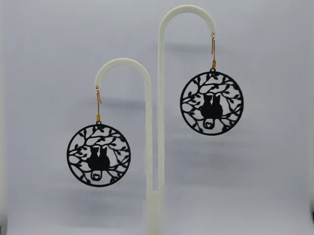 Pendientes Amor Gatuno