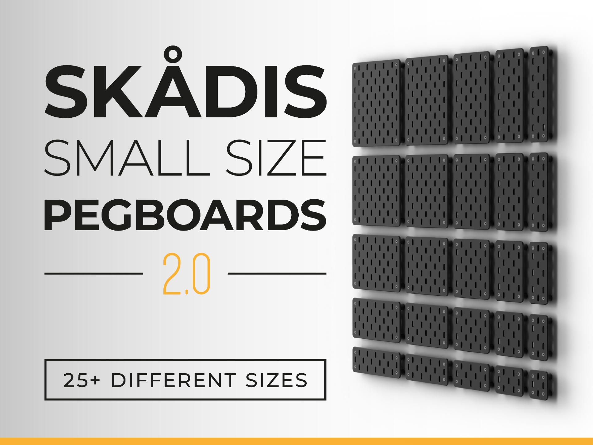 IKEA Skadis small pegboards 2.0