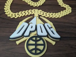 Denver Nuggets DPOG 1:1 Cuban Chain Necklace