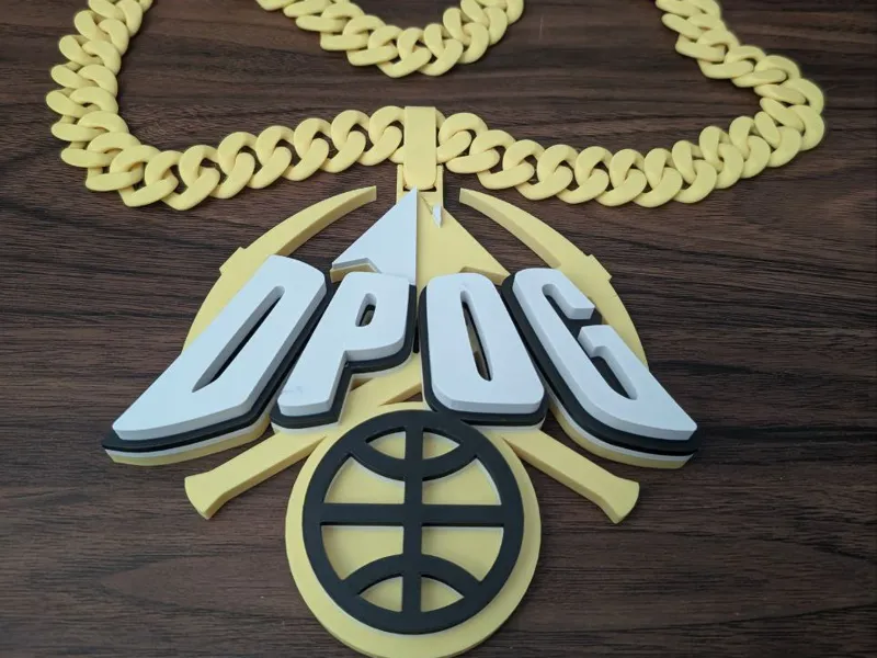 Denver Nuggets DPOG 1:1 Cuban Chain Necklace
