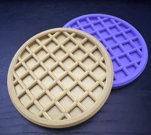 Dessous de verre gaufre