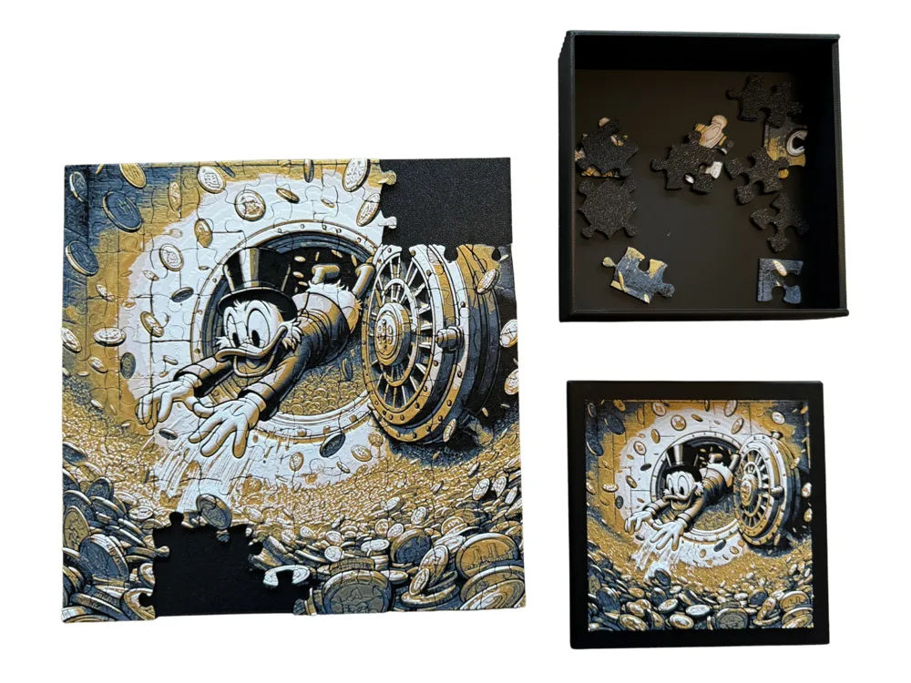 Scrooge McDuck Puzzle & Lid