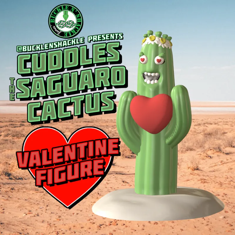 Valentine Cuddles The Saguaro Cactus - Figure