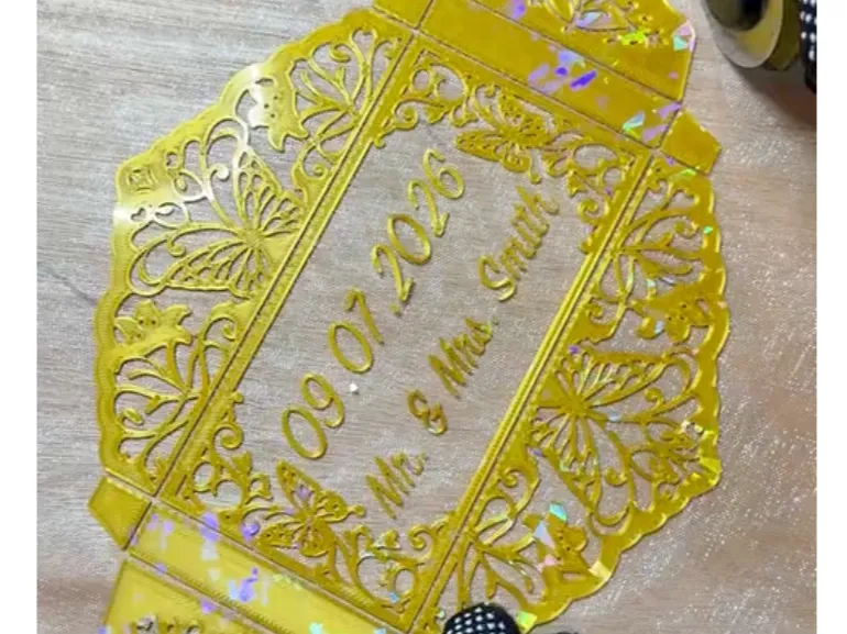 Enveloppe Faire part Mariage Personnalisable Tulle