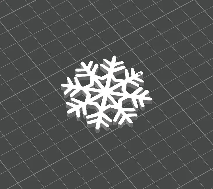 Snowflake Christmas - Free 3D Print Model - MakerWorld