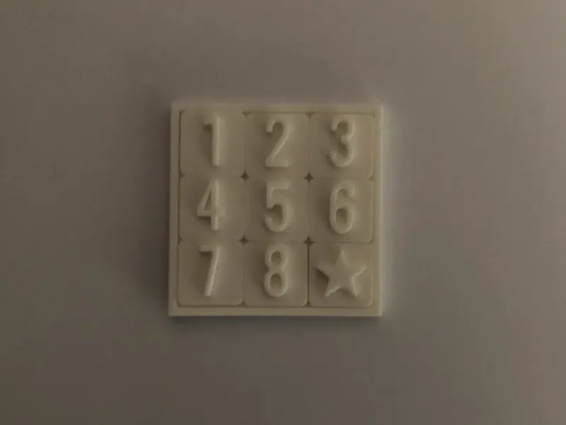 Magic Square 3x3 Slider puzzle