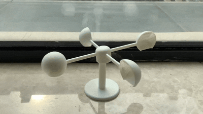 Miniatura 1 do modelo 3D 小型风速计（一小时）