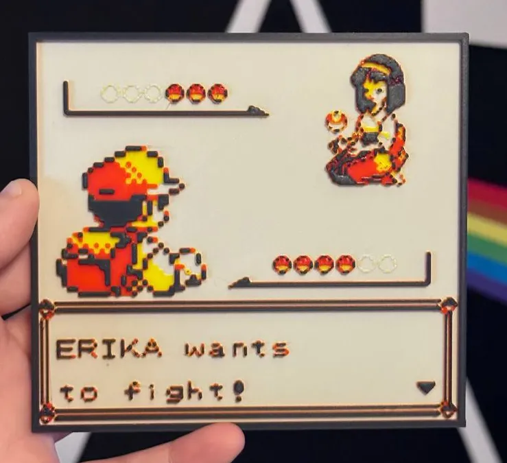 Erika wants to fight! From Pokemon Yellow