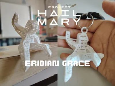 Eridian Grace keychain - Project Hail Mary