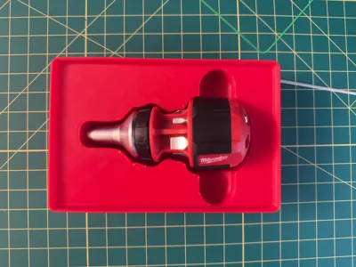Milwaukee Stubby Screwdriver Gridfinity Tray