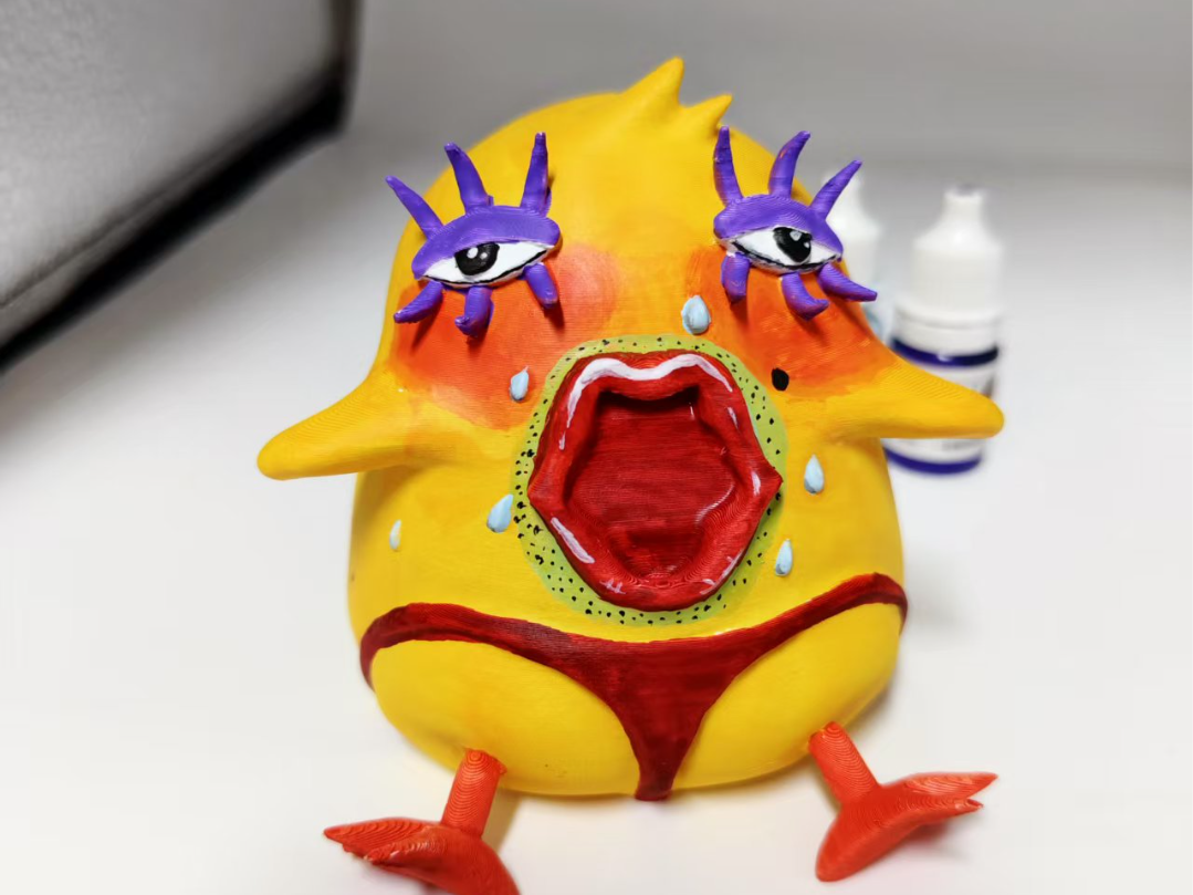 Miniatura 1 do modelo 3D 人妖鸡