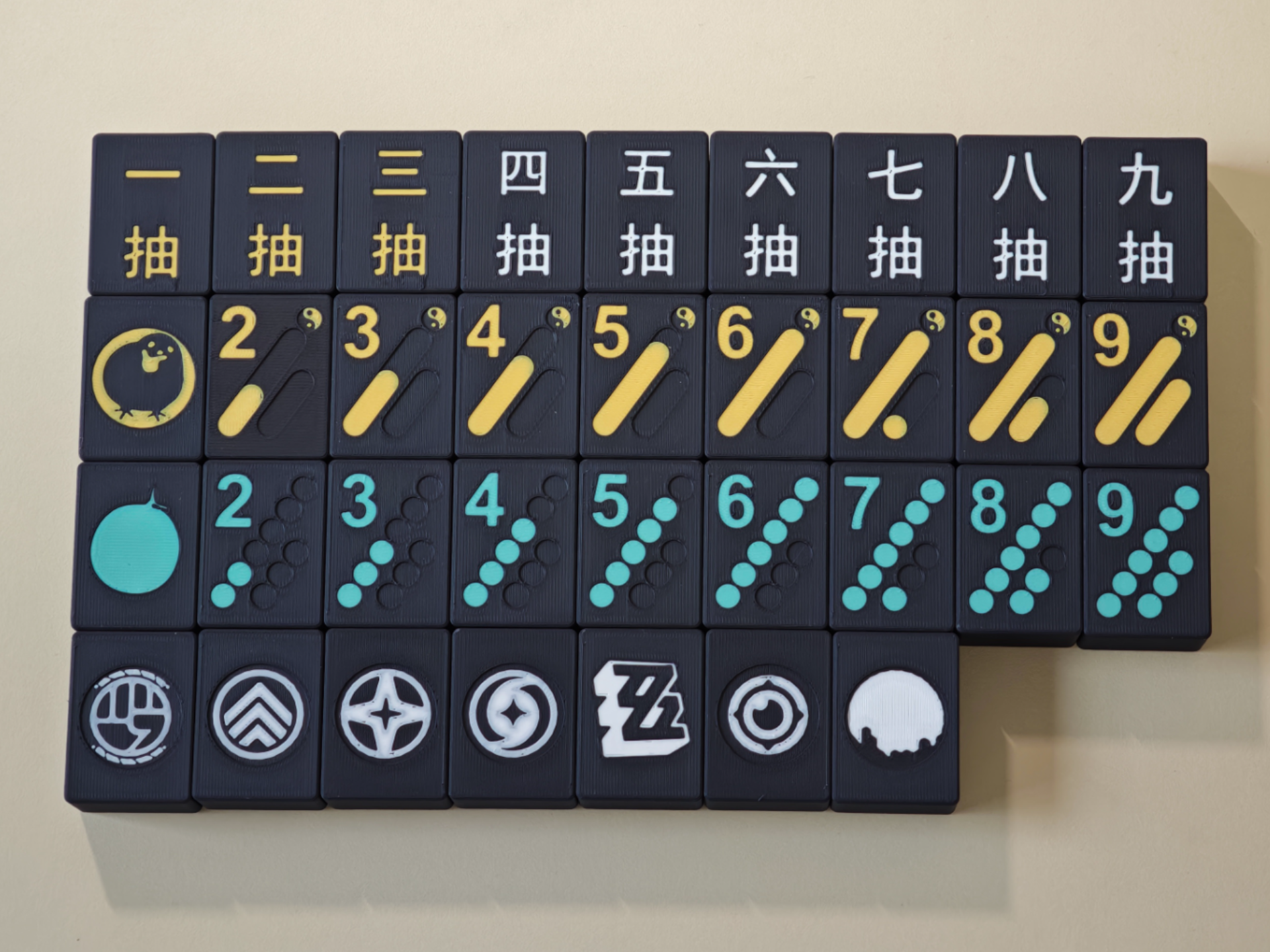 Zenless Zone Zero themed mahjong tiles