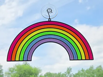 Stained Glass Rainbow
