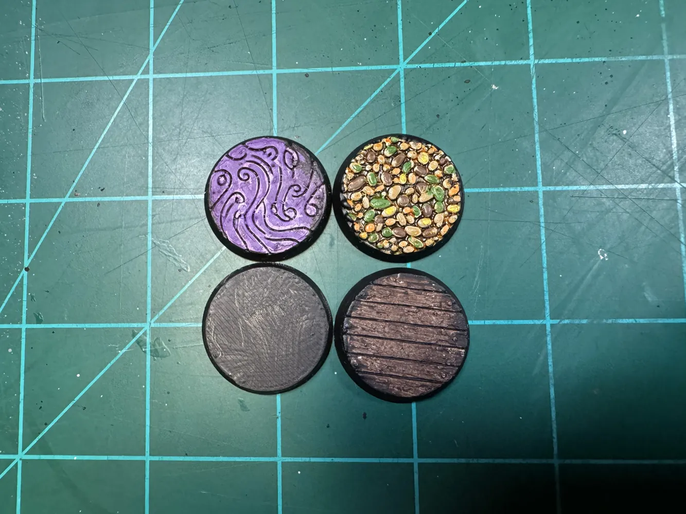 Designing Support Less Miniatures MINI BASE SET 1- 25mm DnD D&D PF Supportless - Free 3D Print Model ...