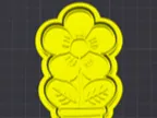 Flower cookie cutter