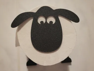Toilet Paper Holder (Shaun the Sheep)