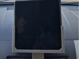 Foldable phone Holder for car raidio CD Slot