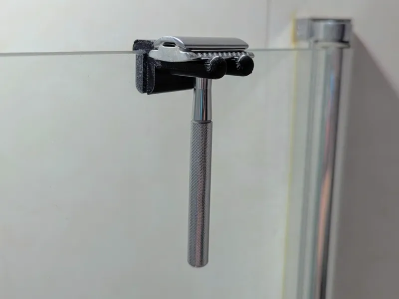 Shower Screen Razor Holder 