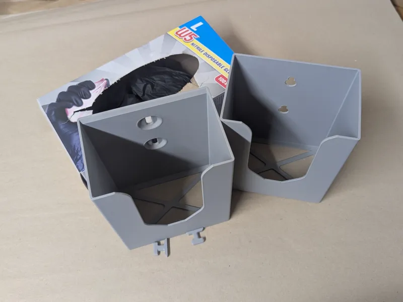 Glove Box Holder for W5, SKADIS or screws