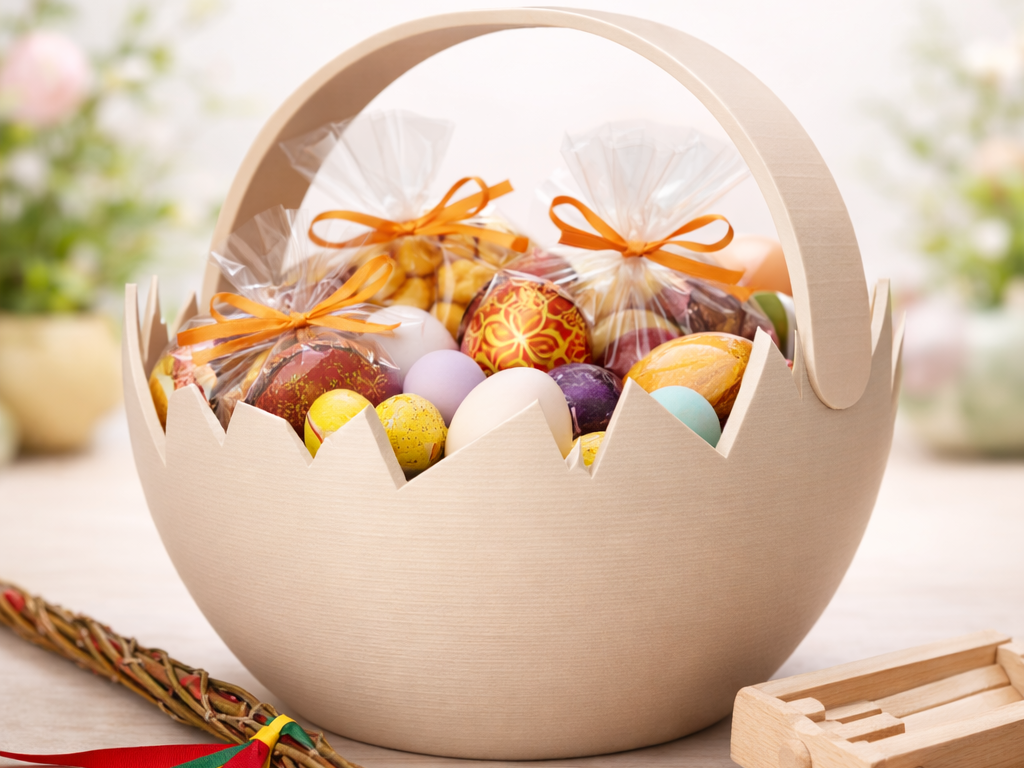 Eggshell Easter Basket