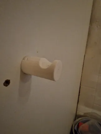 Wall hook, with hidden screw