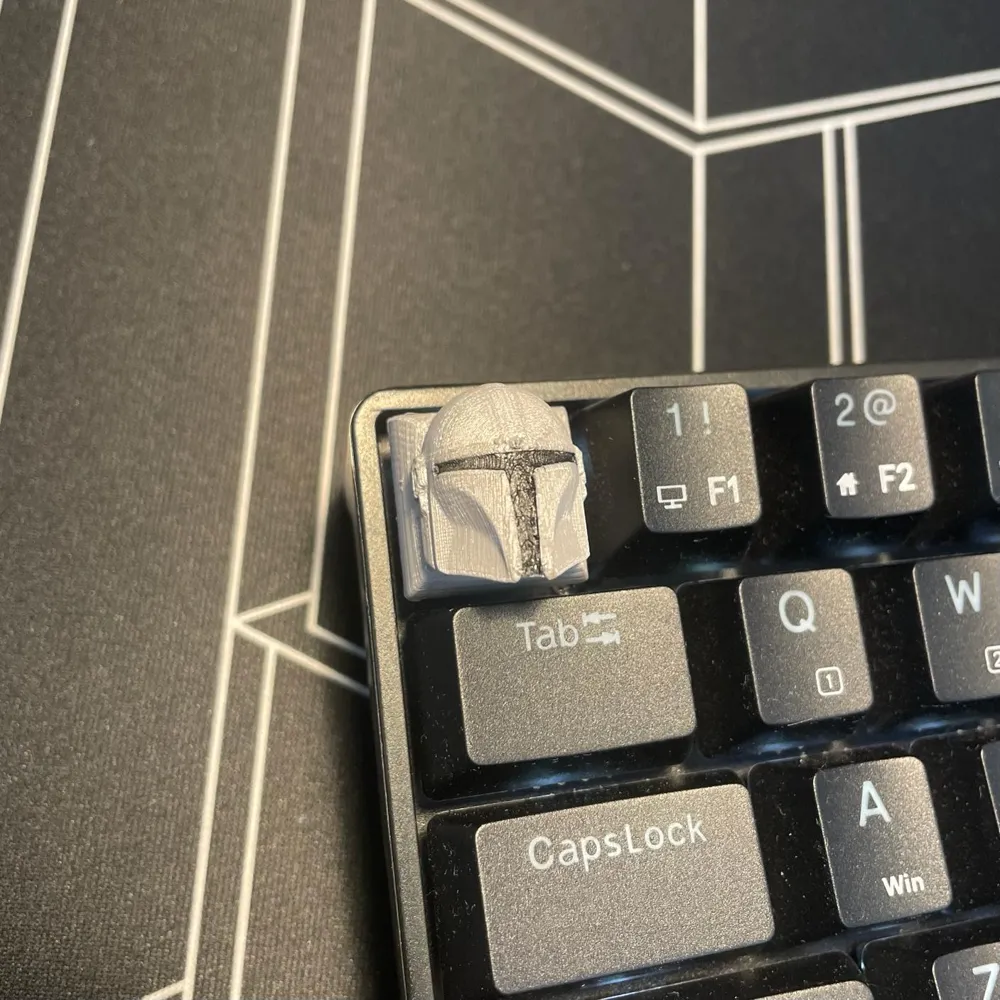 Miniatura 1 do modelo 3D Mandalorian Keycap