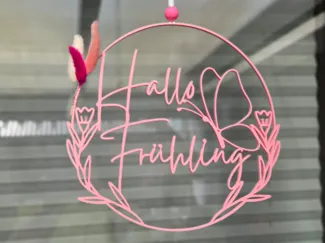Türkranz, Fensterkranz für den Frühling