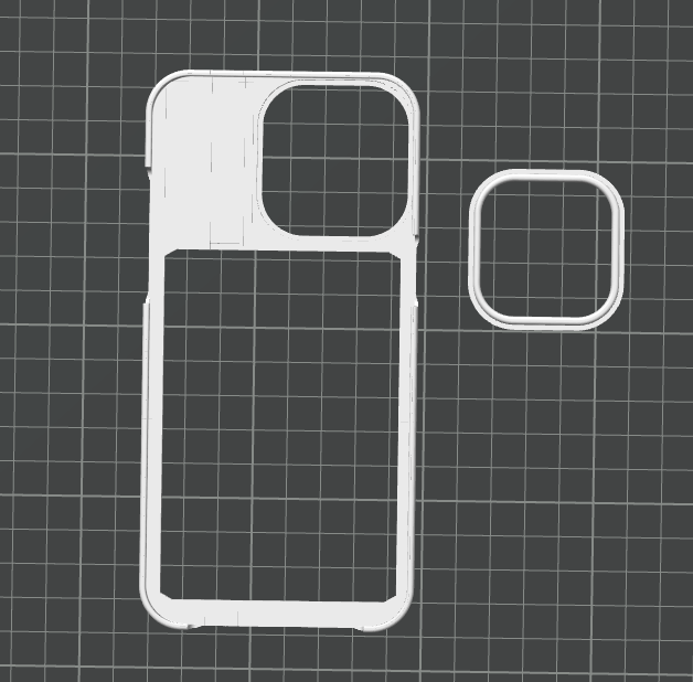 Miniatura 2 do modelo 3D iphone15 pro 镂空手机壳，大面积镂空