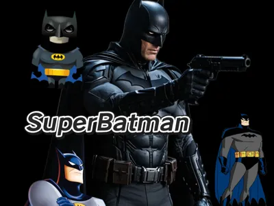 Domineering Batman with a gun