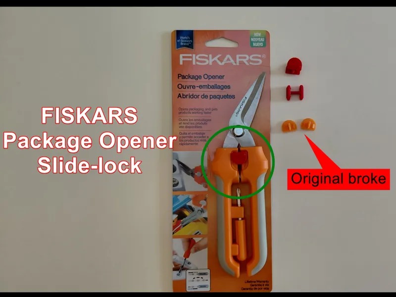 FISKARS Package Opener Slide-lock